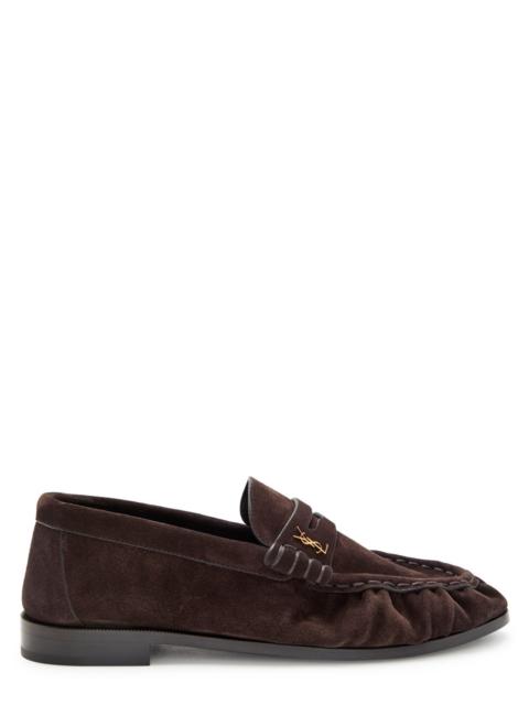 Saint Laurent Le Loafer 15 Suede Loafers