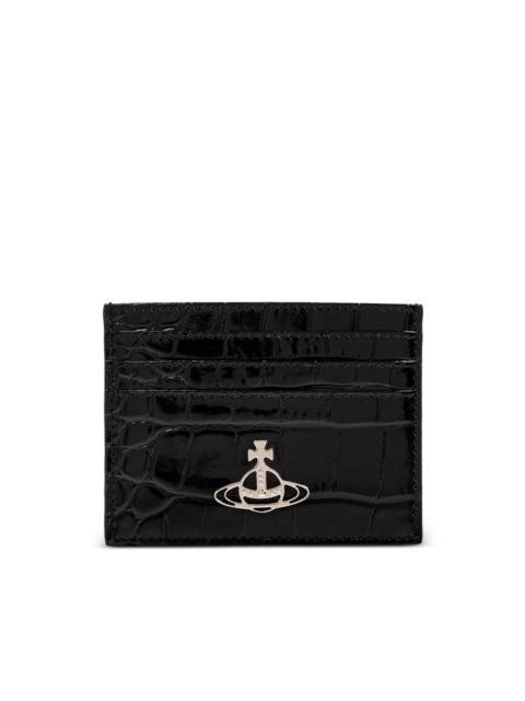 Vivienne Westwood crocodile-embossed card holder