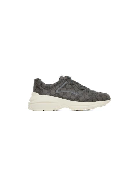 GUCCI Gray Rhyton Sneakers
