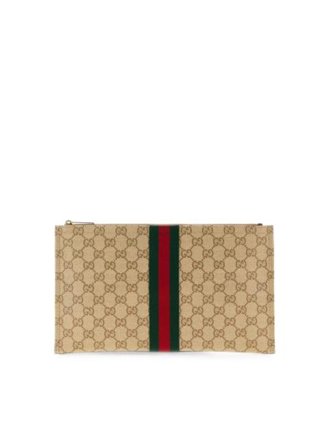 GUCCI Web detail large pouch