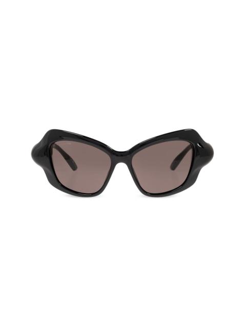 logo cat-eye sunglasses