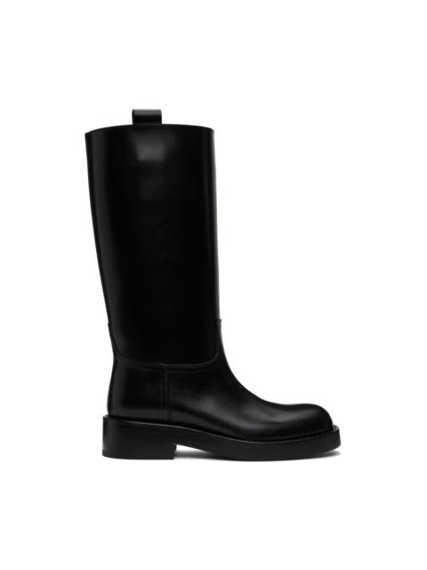Ann Demeulemeester Leather Stein Boots
