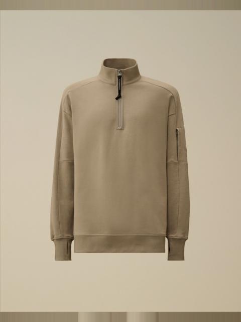 C.P. Company Diagonal Raised Fleece Half Zip Lens Sweatshirt