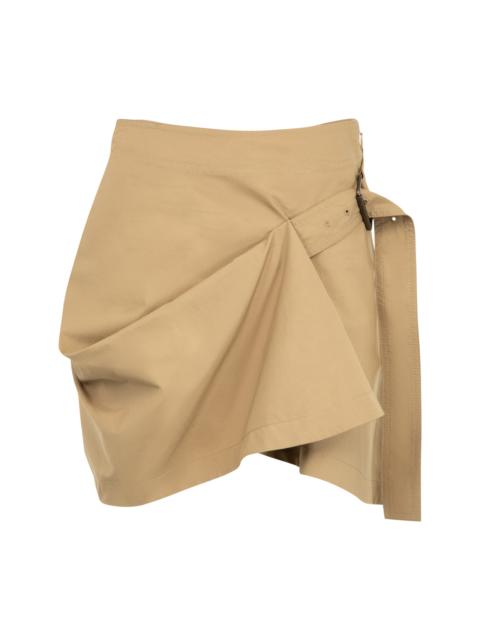 Bottega Veneta Compact Cotton Poplin Skirt