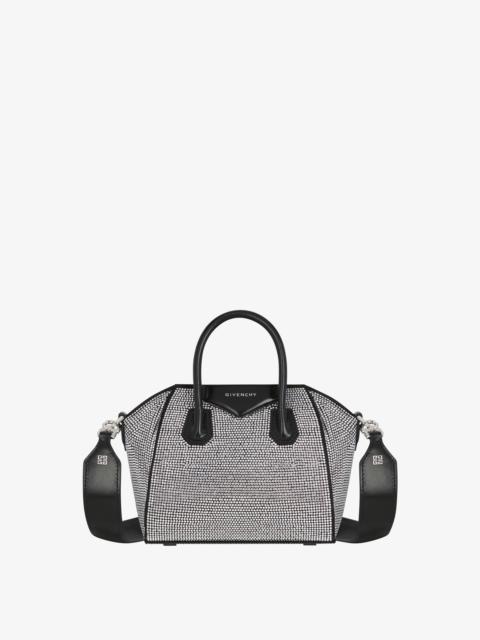 Givenchy ANTIGONA TOY BAG IN SATIN WITH STRASS