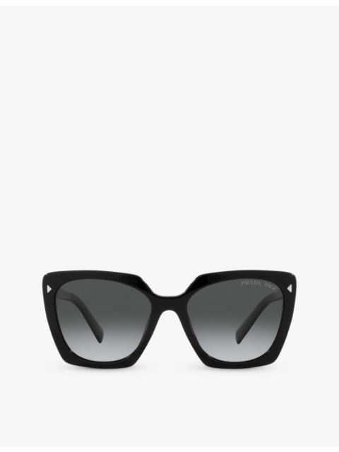 PR 23ZS square-frame acetate sunglasses