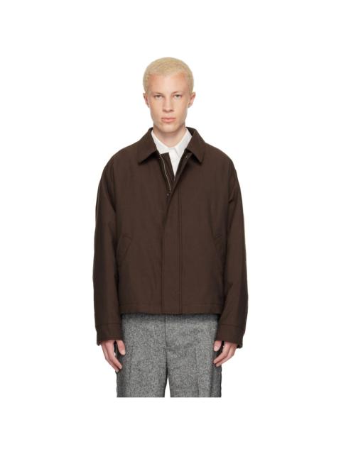 MM6 Maison Margiela Brown Insulated Cotton Wool Jacket