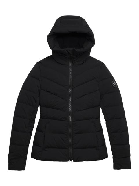 Canada Goose Women's Clair Chevron Quilted Slim-Fit Jacket - Black Noir