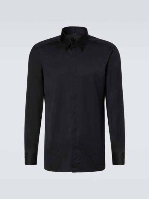TOM FORD Cotton and silk shirt