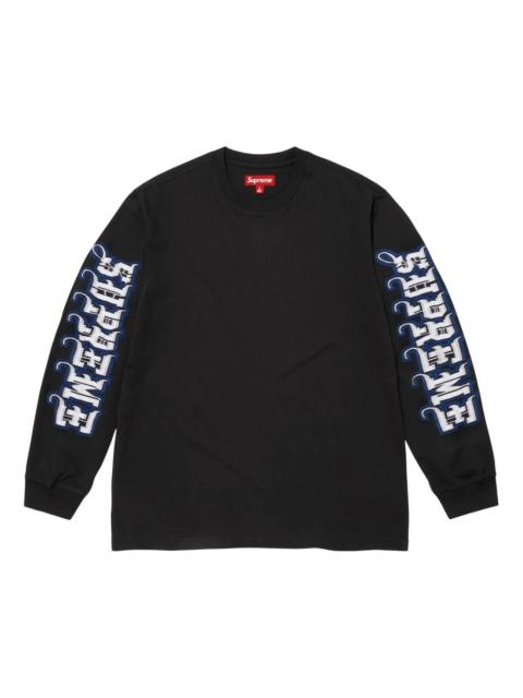 Supreme Supreme FW25 Intarsia Sleeve L/S Top 'Black' SUP-FW25-111-BLK