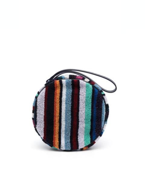 Missoni oval-body striped wash bag