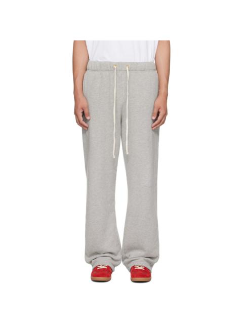 LES TIEN Gray Heavyweight Classic Sweatpants