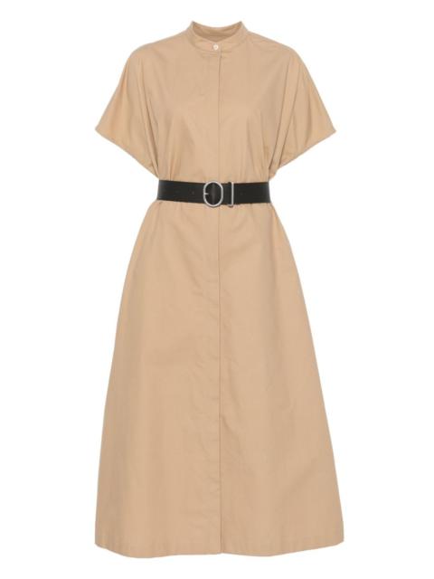 Jil Sander belted midi dress