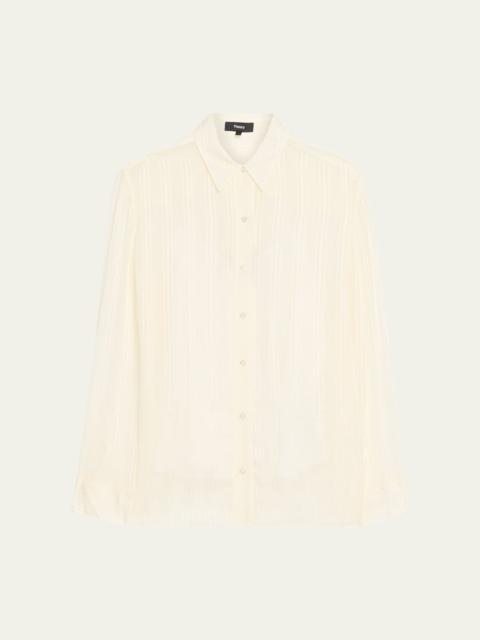 Theory Classic Button-Front Shirt