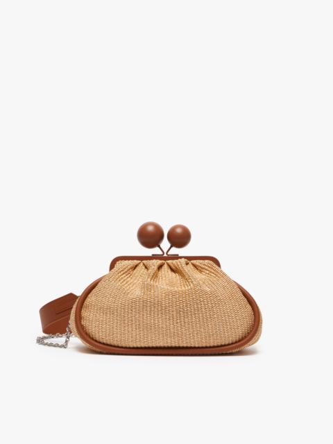 Max Mara EFEBO Large raffia-look Pasticcino Bag