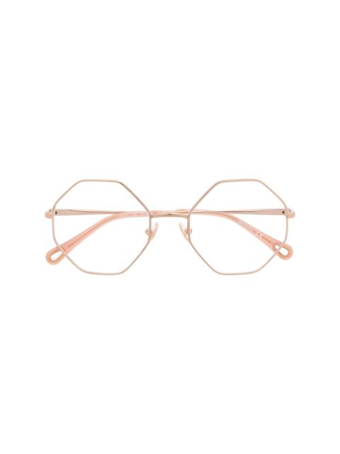 Chloé octagonal-frame glasses