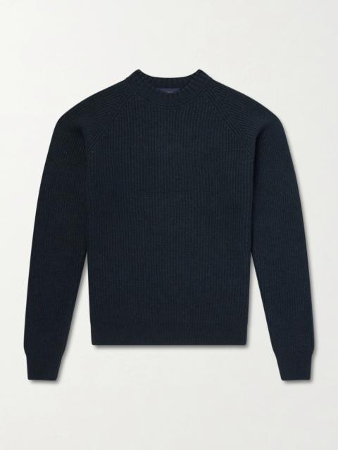 JOHN SMEDLEY Bill Nighy Cashmere and Wool-Blend Sweater
