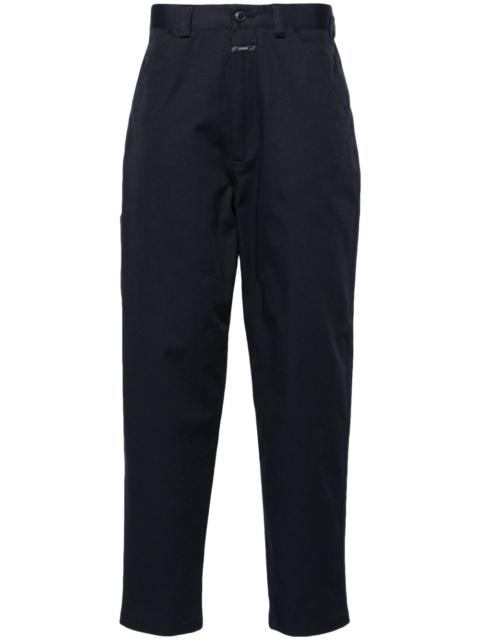 CLOSED tapered-leg twill trousers