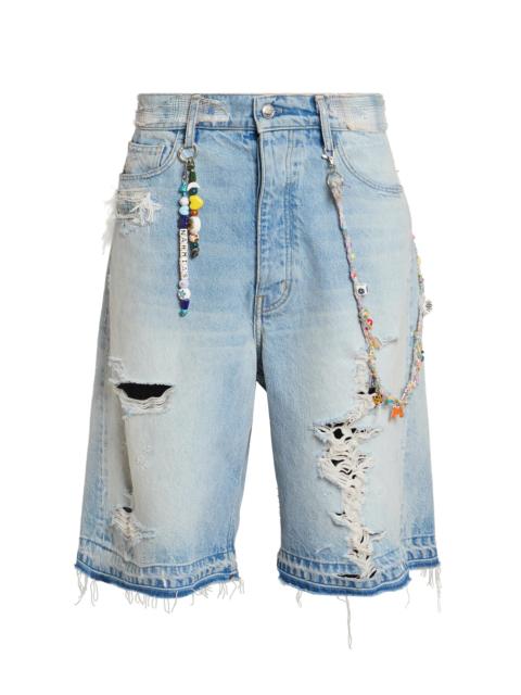 NAHMIAS Men's Daydreaming Venice Denim Shorts - Light Indigo Denim