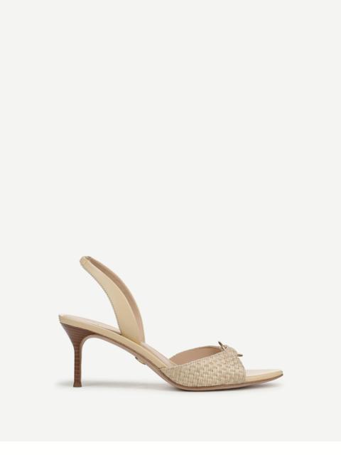 VERONICA BEARD TIA RAFFIA SLINGBACK SANDAL