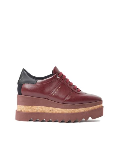 Stella McCartney 80mm platform lace-up sneakers