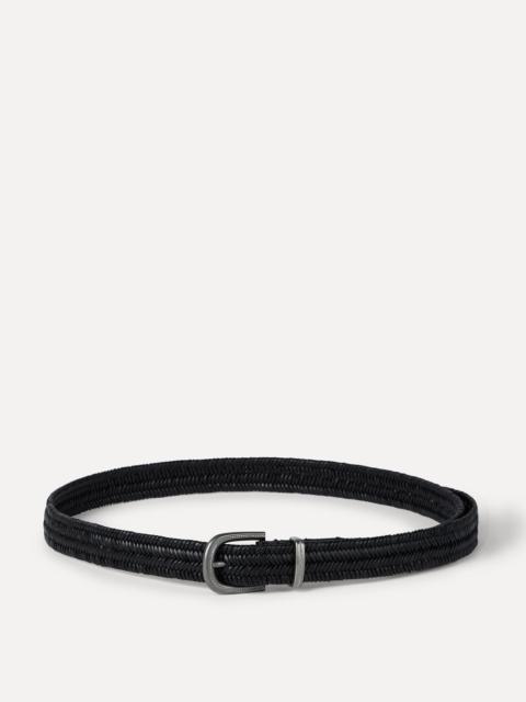 Brunello Cucinelli Stretch braided leather belt