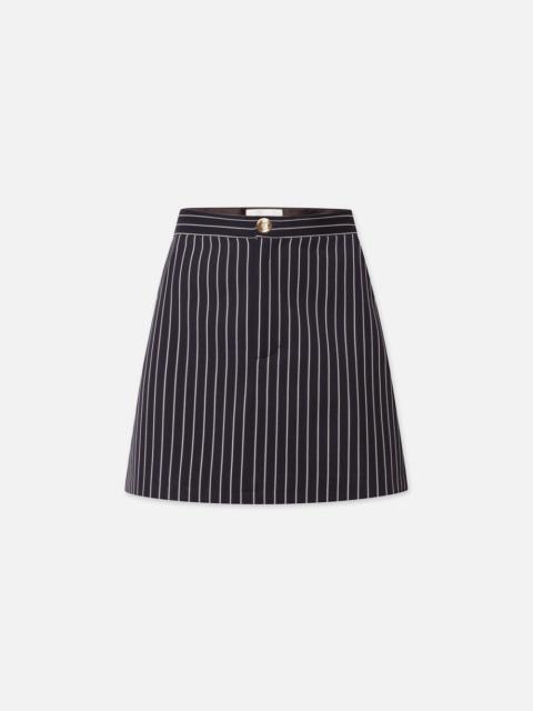 FRAME Tailored Skirt in Dark Navy Multi