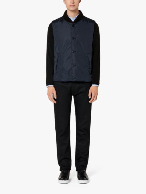Mackintosh DUNDEE MIDNIGHT BLUE NYLON LINER VEST | QC-107