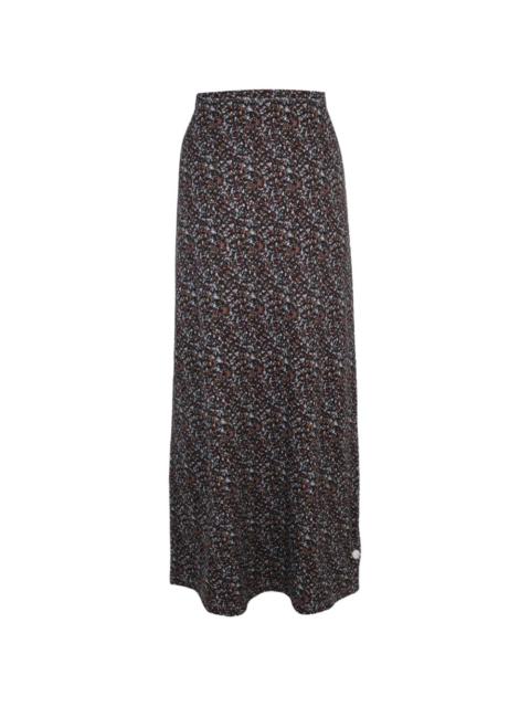 rabanne printed maxi skirt