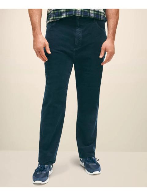 Brooks Brothers Big & Tall Five-Pocket Stretch Corduroy Cotton Pants