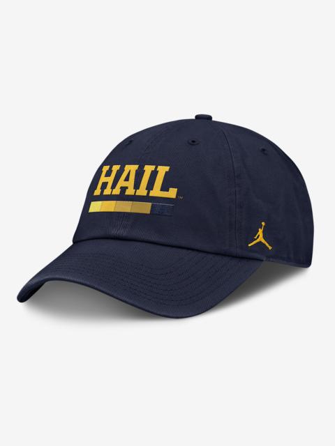 Jordan Michigan Primetime Campus Club Men's Jordan Brand College Adjustable Hat
