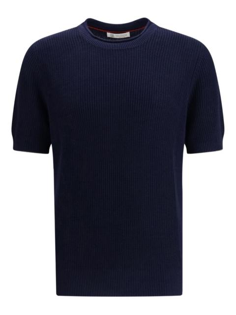 Brunello Cucinelli ribbed short-sleeve T-shirt