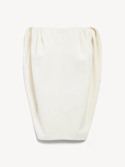 BALENCIAGA Women's Short Sack Dress in Ivory