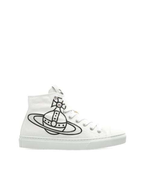 Vivienne Westwood orb-logo high-top trainers