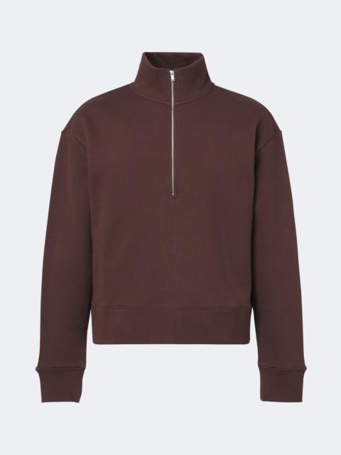 Studio Nicholson Cotton jersey half-zip sweatshirt