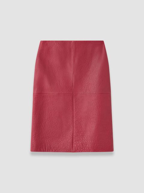 JOSEPH Shroff Pebble Leather Skirt