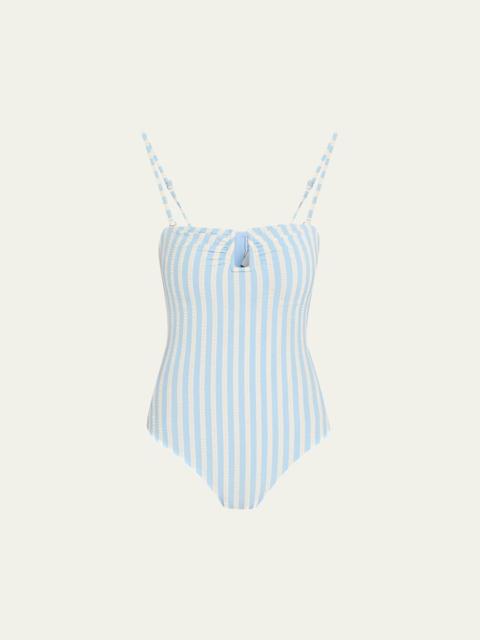 SIMKHAI Noa Bandeau One-Piece Swimsuit