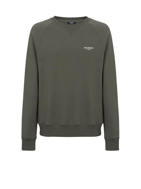 Balmain Balmain Paris flocked sweatshirt