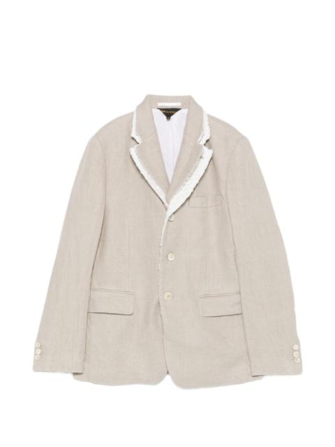 Comme Des Garçons fringed blazer