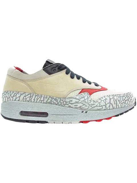 Nike Nike Air Max 1 NL 프리미엄 코끼리 인쇄 중립 회색 다양성 빨강 (2005)