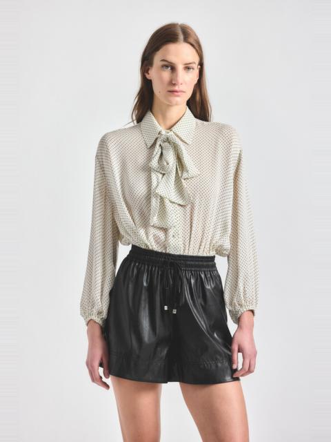 DEREK LAM 10 CROSBY LOUISE FAUX LEATHER SHORT