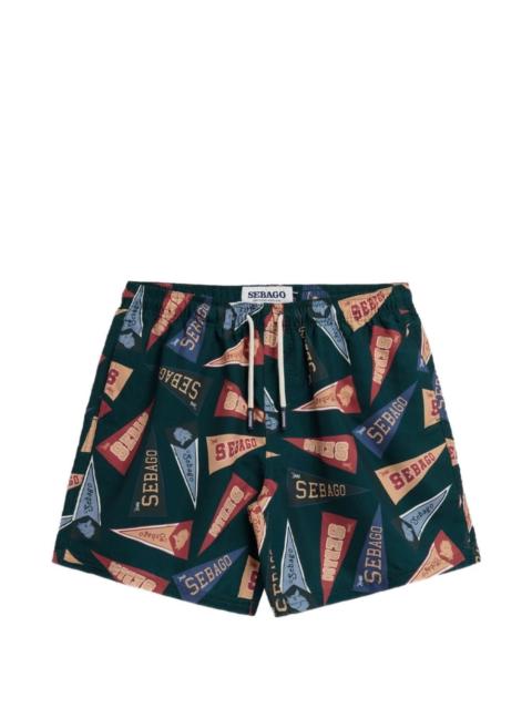 SEBAGO patterned sandbeach shorts