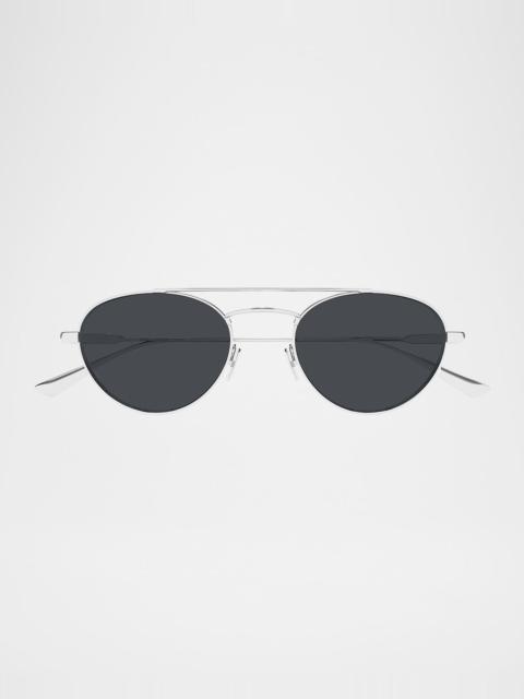 SAINT LAURENT 51mm Metal Aviator Sunglasses