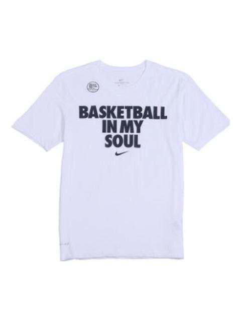 Nike Nike Basketball Word Sports Short Sleeve White BQ3646-100