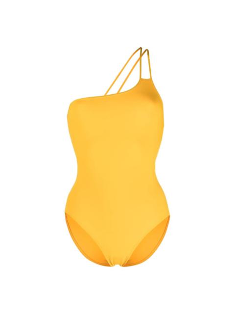 Guarana one-shoulder asymmetric swimsuit