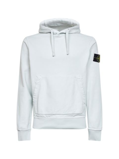 Sky blue organic cotton hoodie