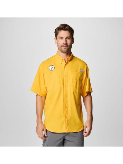 Columbia Men's PFG Tamiami Short Sleeve Shirt - Pittsburgh Steelers