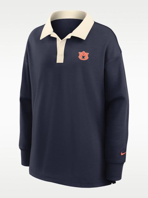 Nike Auburn Academic Women's Nike Dri-FIT Oversized Long-Sleeve Polo