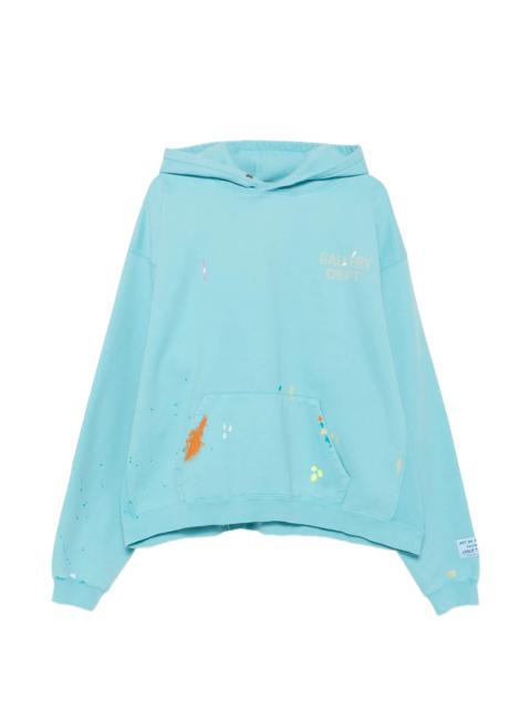 GALLERY DEPT. Gallery Dept. Paint-splatter Logo-print Hoodie
