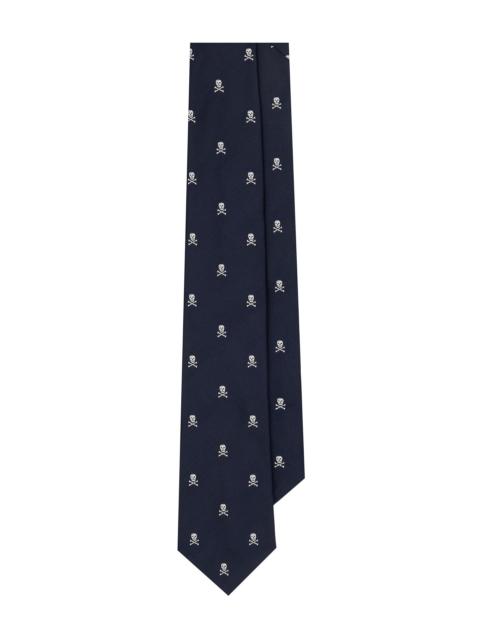 Ralph Lauren Men's Skull Crossbones Silk Tie - Navy